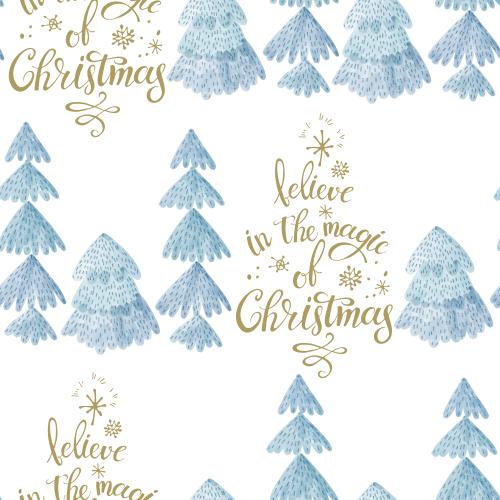 Rasterbild wasserfarbene weihnachtsbäume, wünsche in weihnachtsbaumform auf weißem