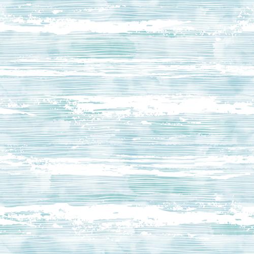 Vektorgrafik dekorative texturierte und lineare wellen auf blauem aquarell