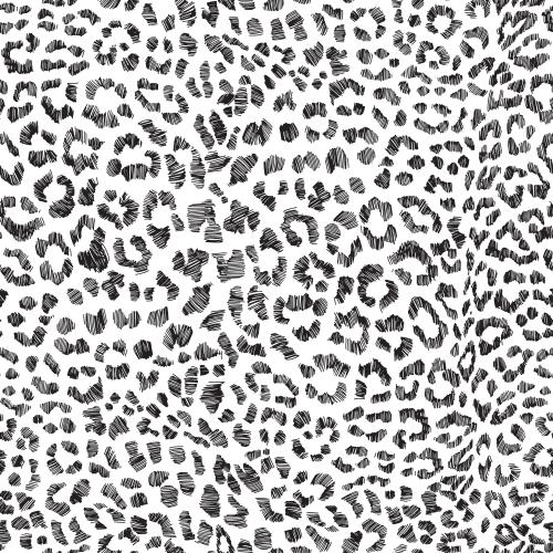 Leopard. Vektor Leopardenhautfragment
