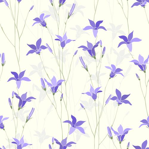 Glockenblume. Vektor blumen Kapuzinerkresse auf hellem