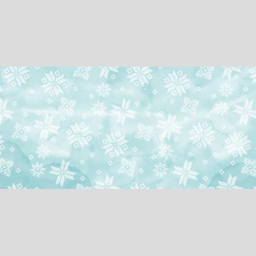 Vektorgrafik weiße sterne-schneeflocken aus punkten auf blauem aquarell