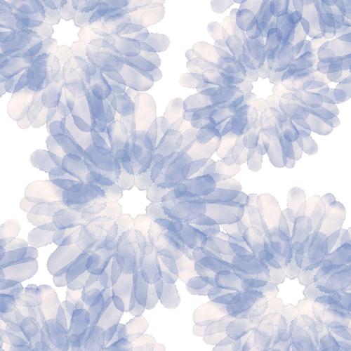 Rasterbild abstrakte aquarellfarbene blumen auf weißem