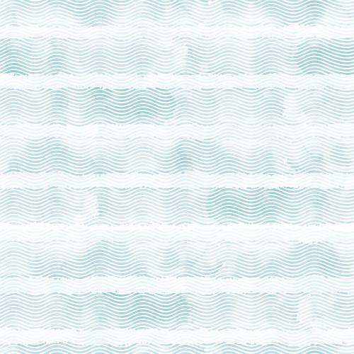 Vektorgrafik horizontale blaue aquarellstreifen und wellen