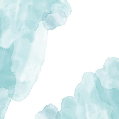 Vektorgrafik blaue aquarellfragmente, platz für text auf weißem, eckige komposition