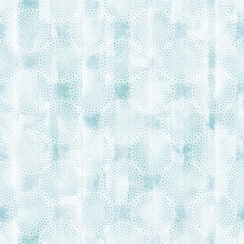 Abstrakte. Vektor dekorative kreise weiße konturen auf blauem aquarell