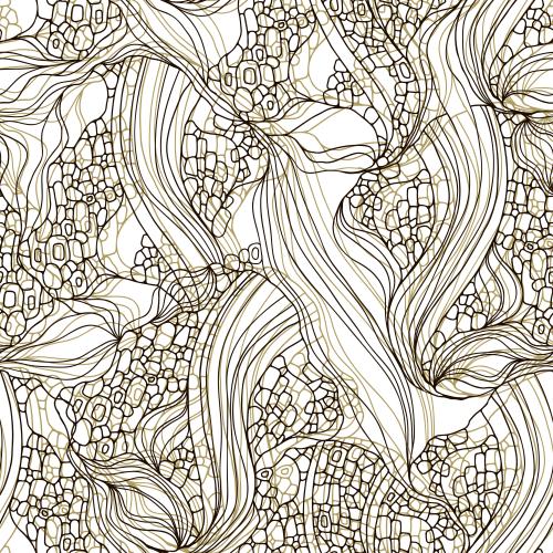 Vektorgrafik abstrakt konturig