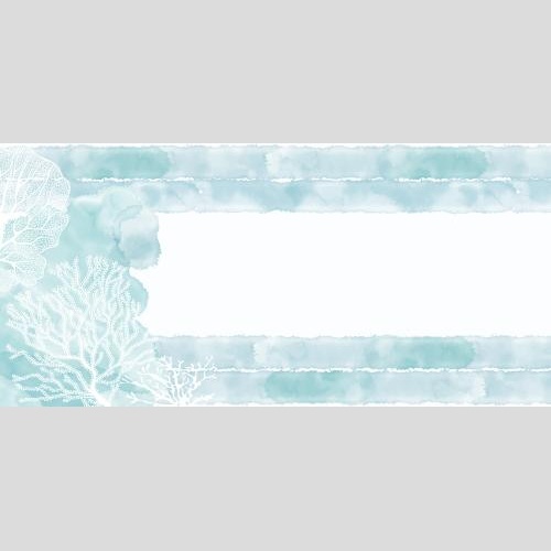 Vektorgrafik korallen, aquarellfragmente auf weißem
