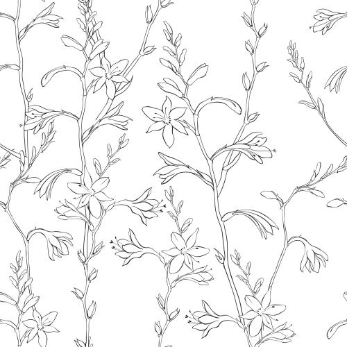 Montbretie. Vektor Montbrezia, Blumen auf weißem