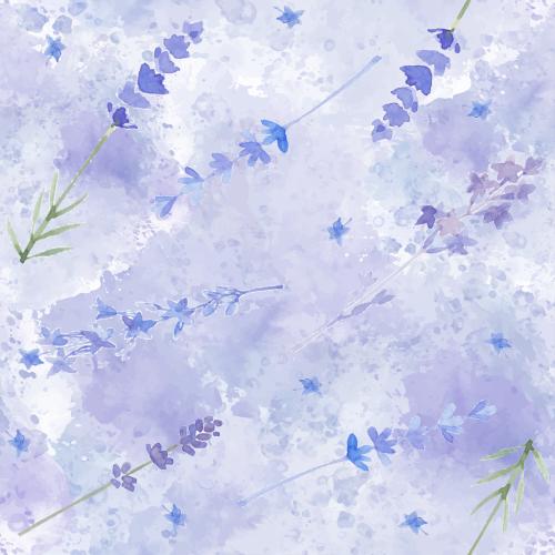 Vektorgrafik aquarelllavendel auf lilaem aquarell