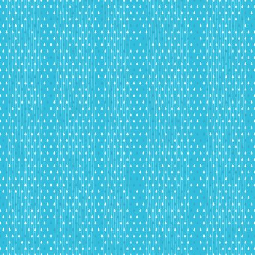 Herbst. Vektor Regen, Linien und Tropfen auf dem Blauen