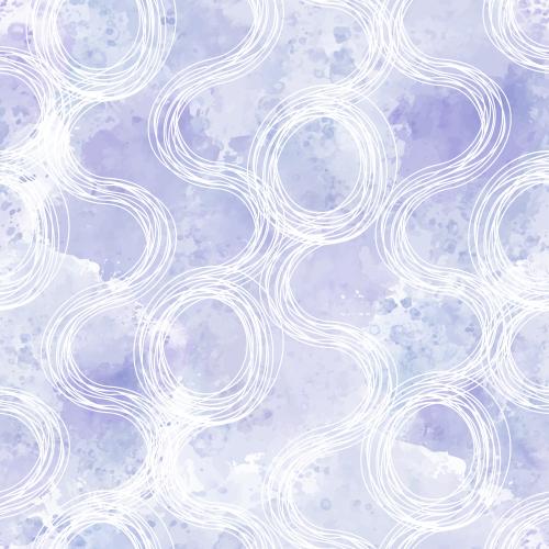 Oval. Vektor abstrakte wellenfoermige Linien und Ovale auf lila Aquarell