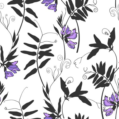 Vektorgrafik feldblumen auf weißem