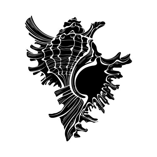 Vektorgrafik schnecke schwarze silhouette auf weissem