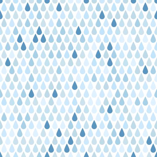 Abstrakte. Vektor tropfen mit blauen und blauen Tönen auf weißem