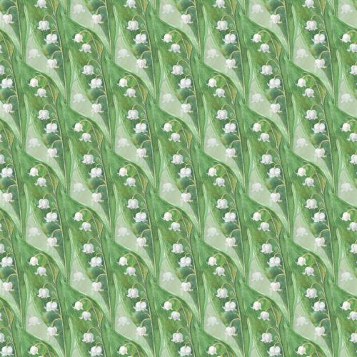 Rasterbild aquarell-lilien auf grün