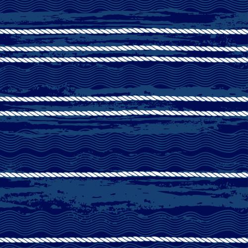 Vektorgrafik meeresseile, wellen auf blauem