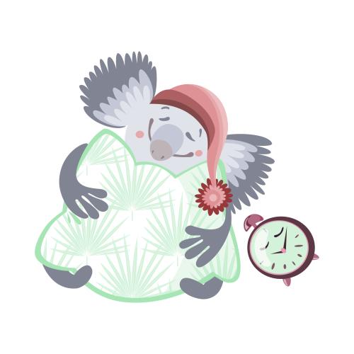 Vektorgrafik cartoonartige koala