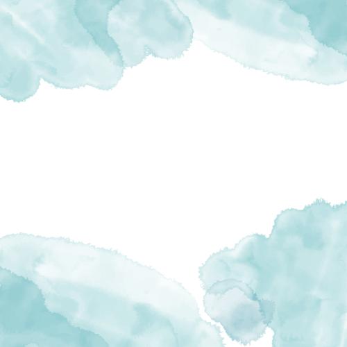 Vektorgrafik blaue aquarell-fragmente, platz für text auf weißem