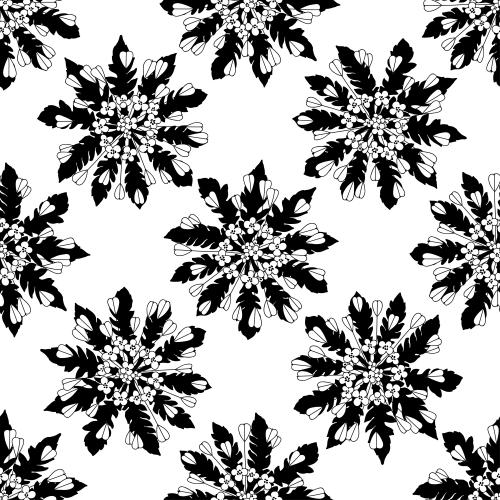 Vektorgrafik stylisierte blumen auf weißem