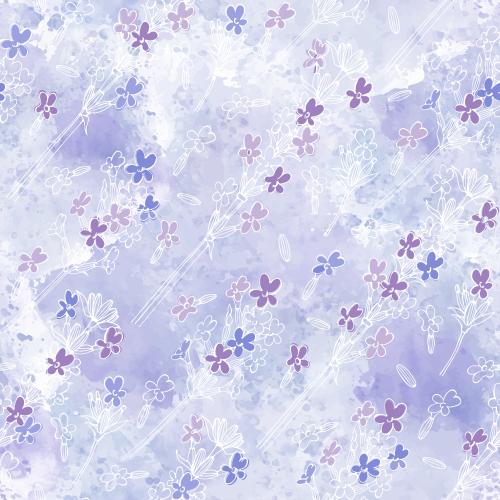 Vektorgrafik lavendel auf lila akvarell