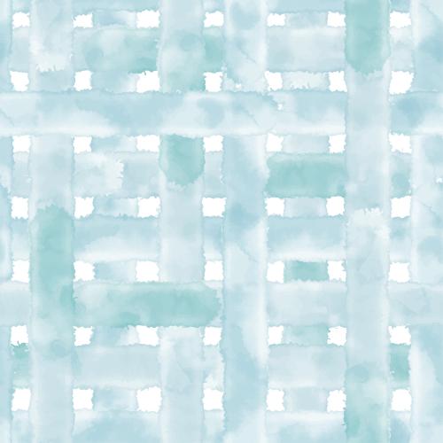 Vektorgrafik kreuzende blaue aquarellstreifen auf weißem