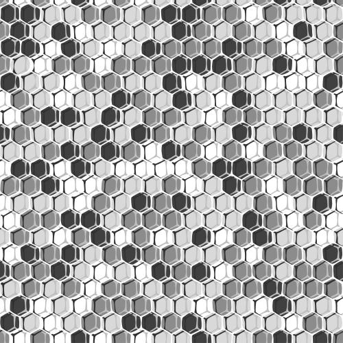 Abstrakte. Vektor monochrom Honigwaben, Konturen und Silhouetten