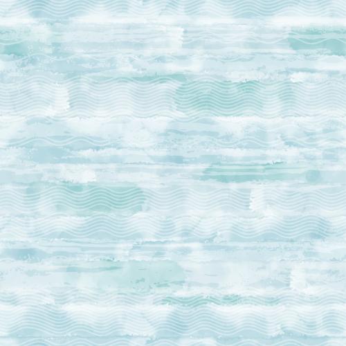 Vektorgrafik wellen auf blauem aquarell