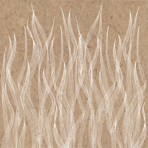 Vektorgrafik gras auf kraftpapier