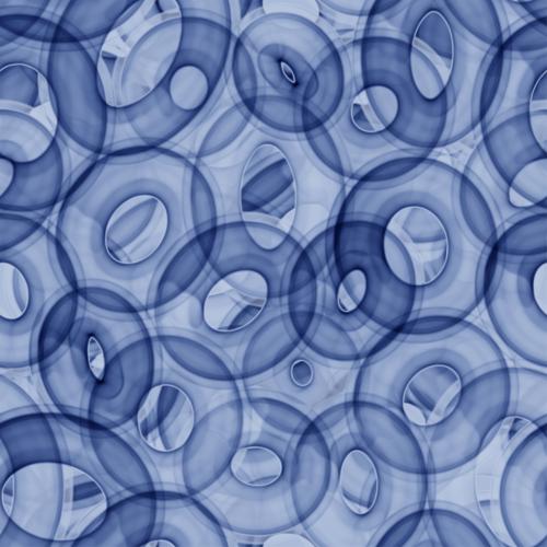 Oval. Vektor blaue Aquarell-Ovale