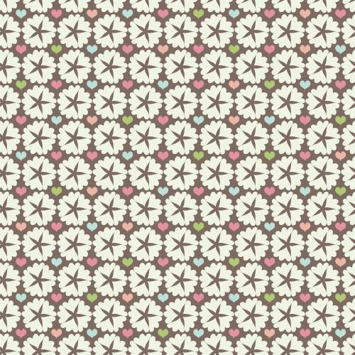 Valentinstagskarten. Vektor abstrakte Blumen und farbenfrohe Herzen in pastellfarbenen Tönen