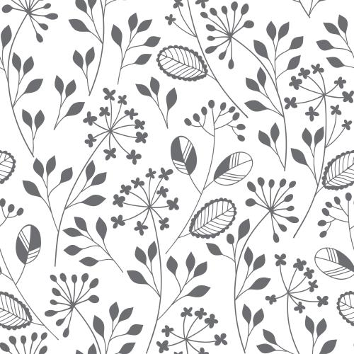 Vektorgrafik abstrakte blumen auf weißem