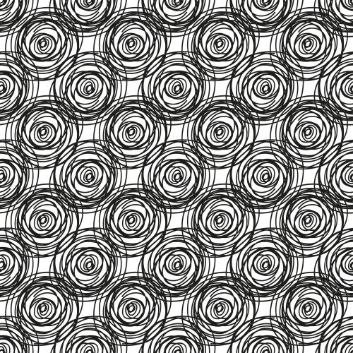 Vektorgrafik abstrakt geometrisch, dekorative kreise auf weißem