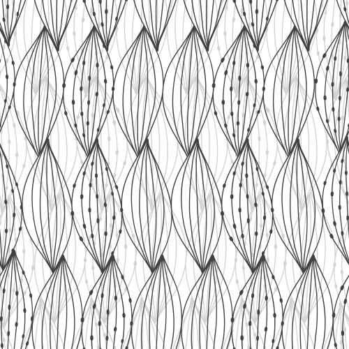 Vektorgrafik monochrome abstrakte dekorative streifen auf weißem