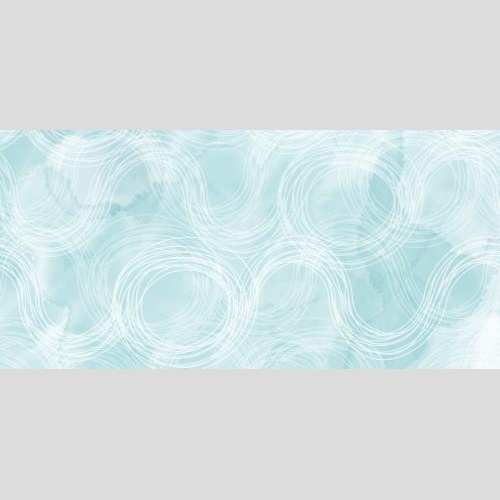 Vektorgrafik dekorative wellen auf aquarellblauem