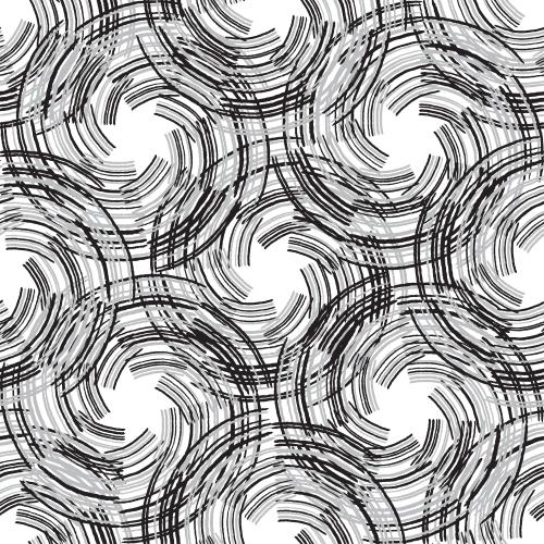 Vektorgrafik abstrakte monochrom kreise auf weißem