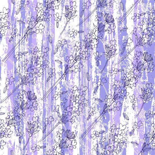 Lavendel. Vektor Lavendel, texturierte leuchtend farbige Streifen auf weißem