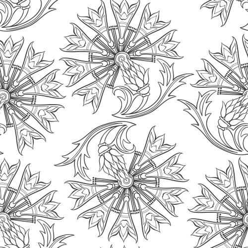 Kornblume. Vektor stylisierte Kornblumen, Konturzeichnung auf weißem