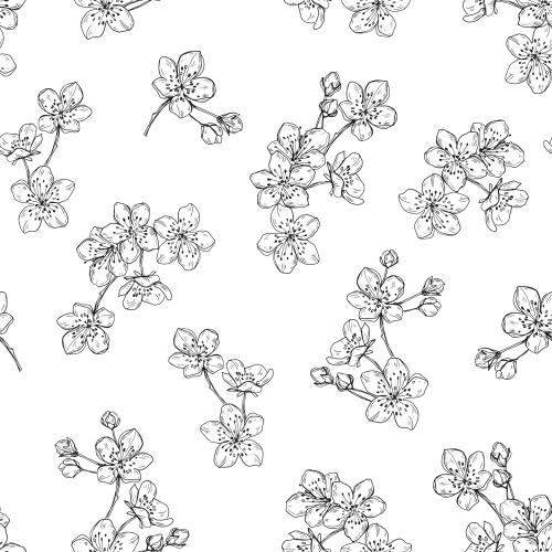 Knospe. Vektor Blumen, Knospen auf weißem