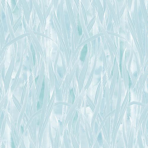 Vektorgrafik gras auf blauem aquarell