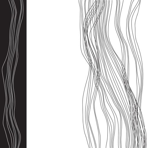 Vektorgrafik weiße und schwarze wellenlinien