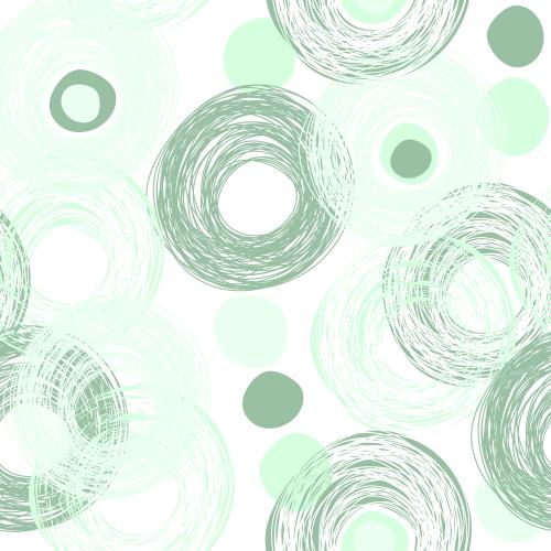 Vektorgrafik grüne kreise auf weißem