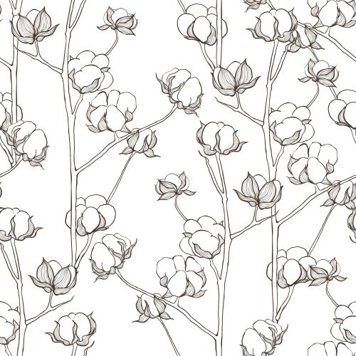 Vektorgrafik monochrom cottonstäbchen auf weißem