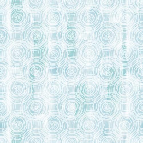 Vektorgrafik abstrakt geometrisch, dekorative kreise auf blauem aquarell