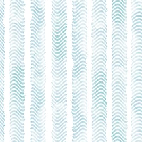 Vektorgrafik vertikale blaue aquarellstreifen, wellen auf weißem